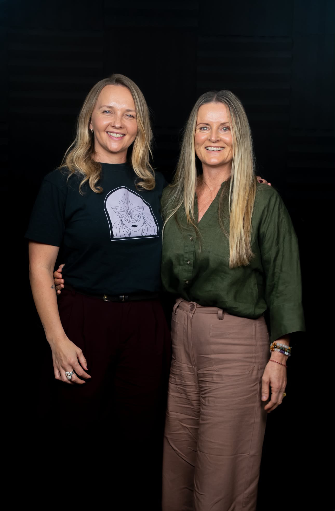 Lauren Jane with a colleague