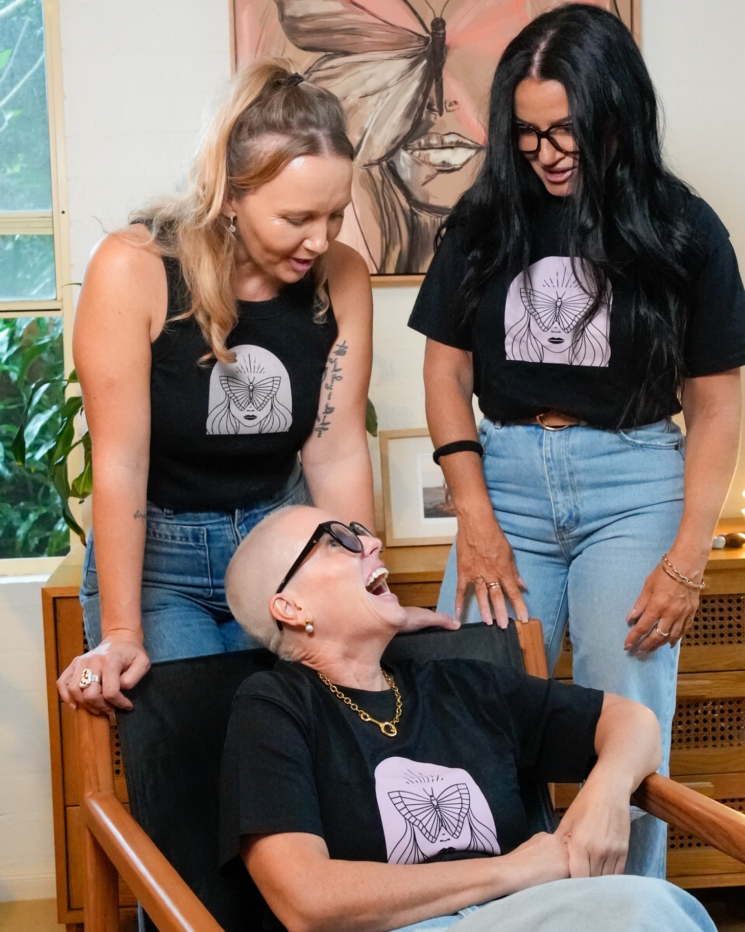 Women together in conversation