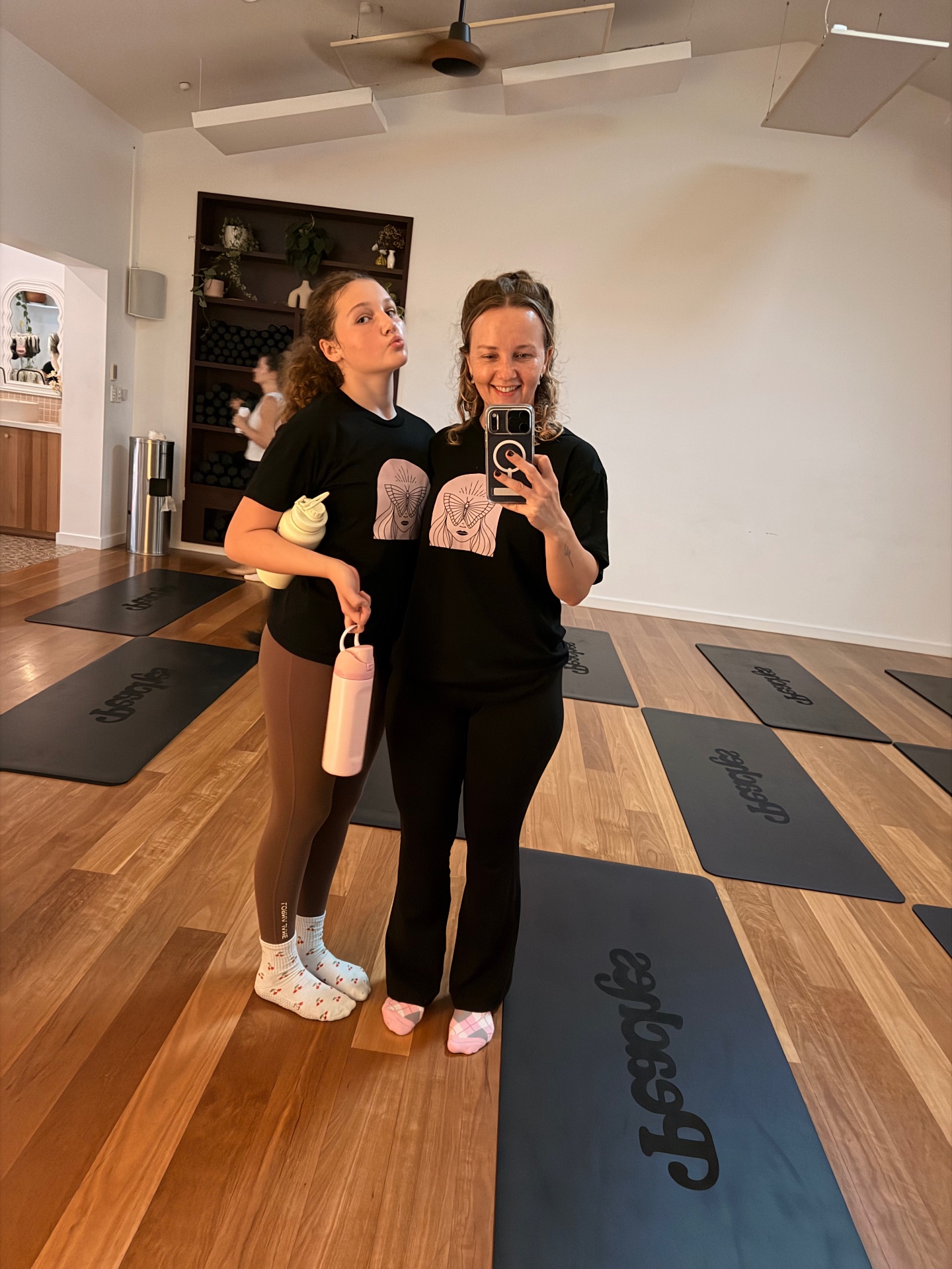 Lauren and her daughter in Find My Wild tees